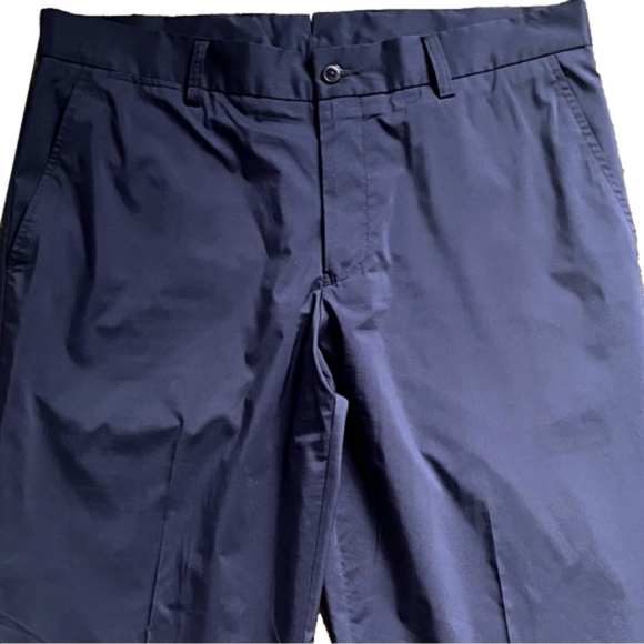 J. Lindeberg Performance Golf Pants Straight Leg Navy Blue Mens Size 34 - Picture 2 of 7